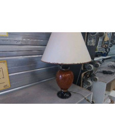 LAMPE MARRON 