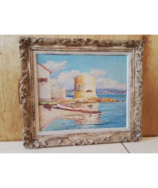 PEINTURE SUR BOIS ’ BORD DE MER ’