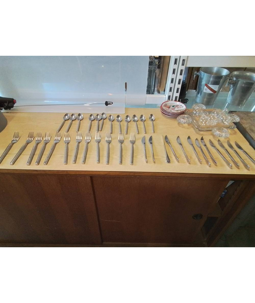 36 COUVERTS GUY DEGRENNE ACIER INOX