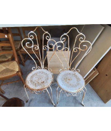 CHAISE D’EXTERIEUR EN FER 