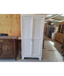 ARMOIRE BLANCHE  DEUX PORTES 