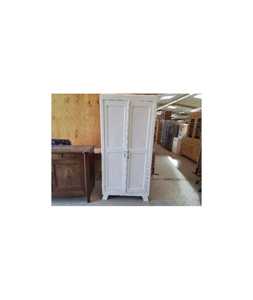 ARMOIRE BLANCHE  DEUX PORTES 