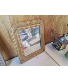 MIROIR CADRE DORÉ 