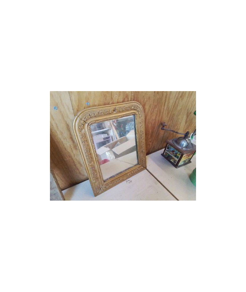 MIROIR CADRE DORÉ 