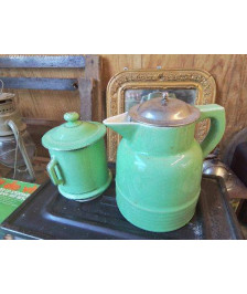 THÉIÈRE CAFETIÈRE VERTE 