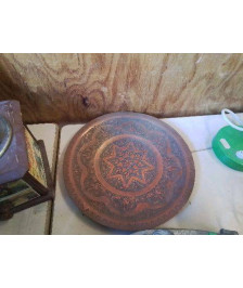 ASSIETTE EN CUIVRE DECO 