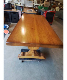 TABLE MONASTÈRE CHÊNE CLAIR  89X200X75