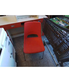 CHAISE ANNEE 80 ORANGE