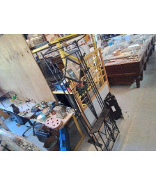 VESTIAIRE EN FER FORGÉ ART DECO