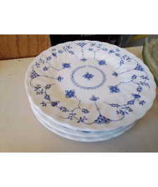 LOT DE 5 ASSIETTES EN PORCELAINE 
