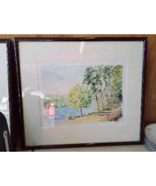 AQUARELLE DE RENE PERRIN