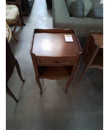 CHEVET STYLE REGENCE 1 NICHE 1 TIROIR PIEDS ESCARGOT 