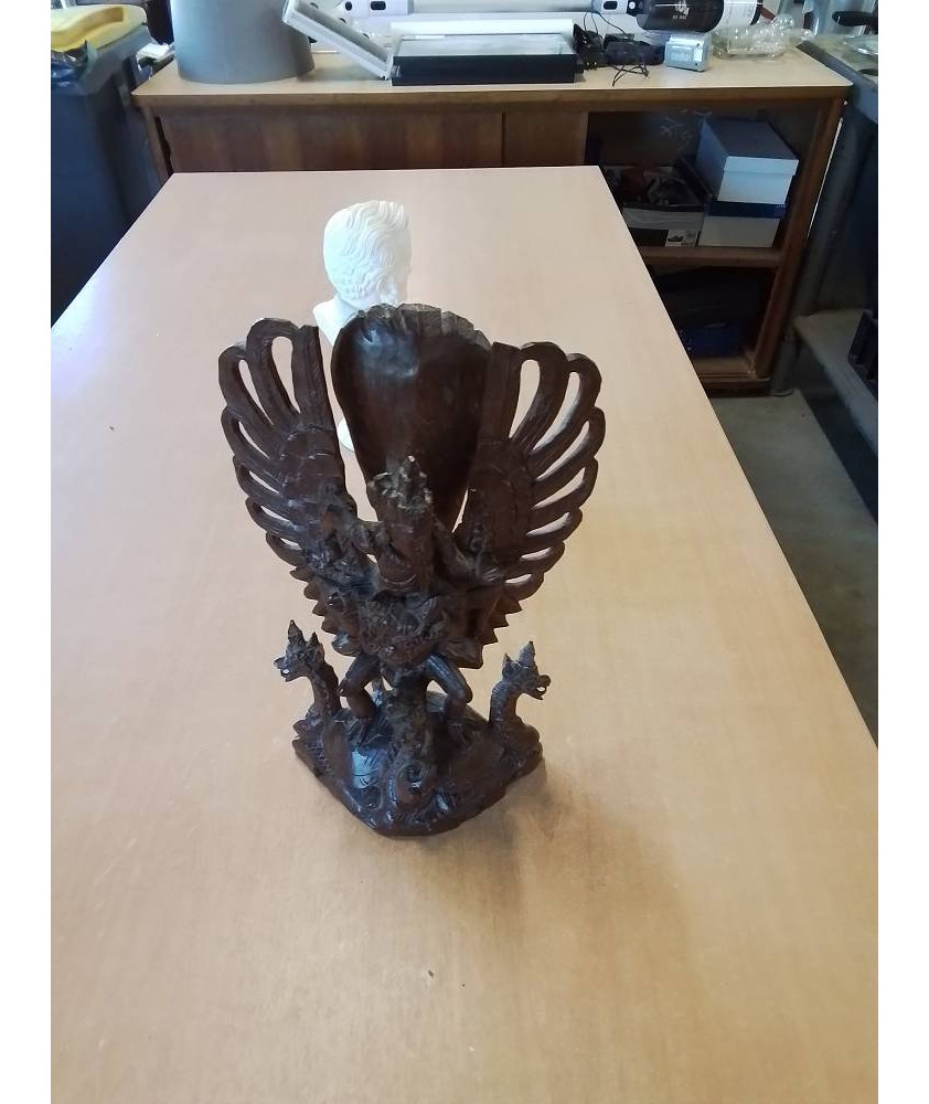 STATUETTE BOIS SHIVA