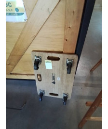 PLATEAU A ROULETTES  BOIS 200 KG