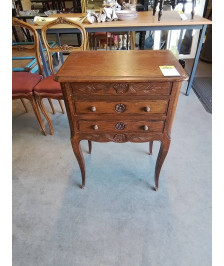 COMMODE STYLE RÉGENCE SCULPTEE AU PANIER TIROIRS PIEDS GALBES COQUILLE 