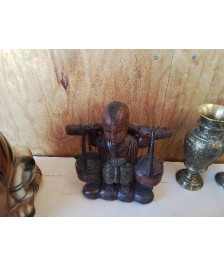 SCULPTURE ASIATIQUE EN BOIS 