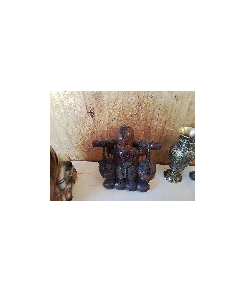 SCULPTURE ASIATIQUE EN BOIS 