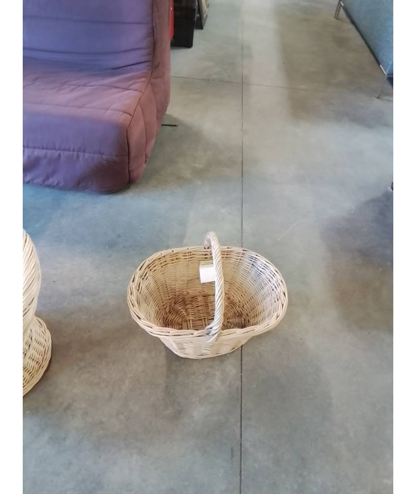 PANIER OSIER CLAIR 1 ANSE