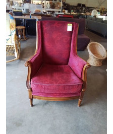 FAUTEUIL STYLE DIRECTOIRE VELOURS