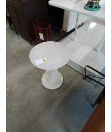 GUERIDON  ROND ALBATRE 