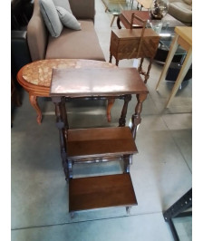 ESCABEAU DE BIBLIOTHÈQUE 3 MARCHES STYLE RÉGENCE 