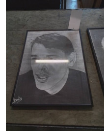 GRAVURE JACQUES BREL 29X39