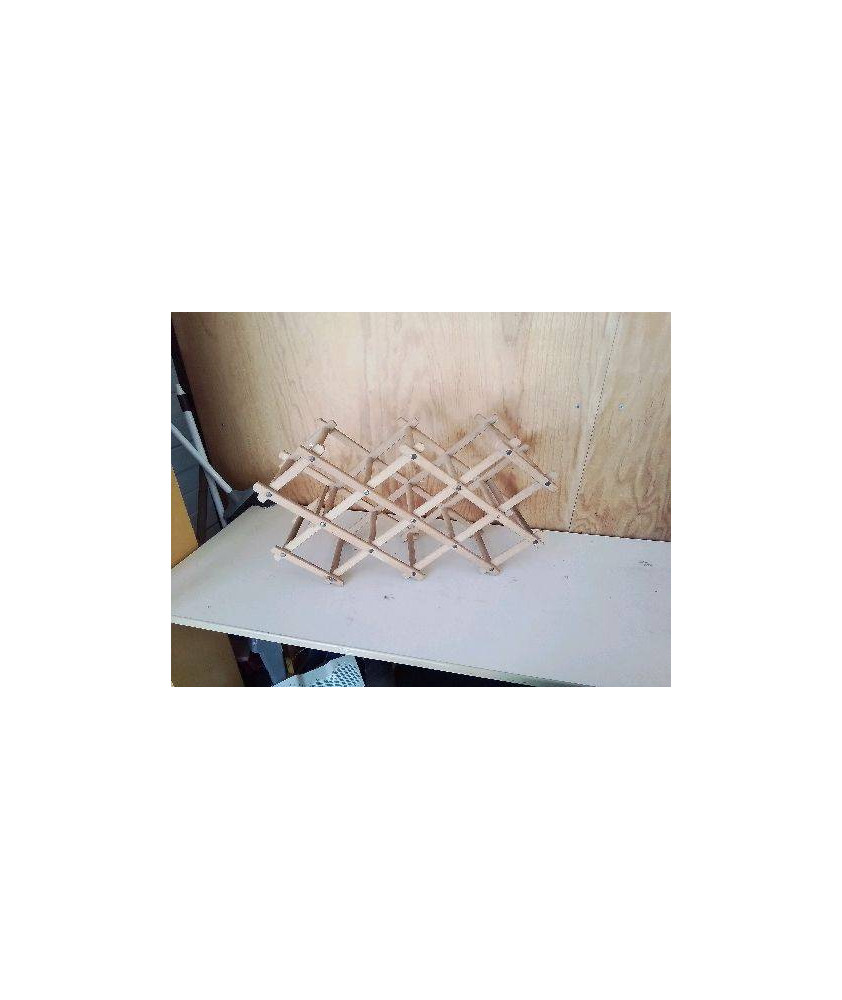 RANGE BOUTEILLE EN BOIS