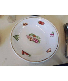 PLAT CREU BORDURE DORÉ 