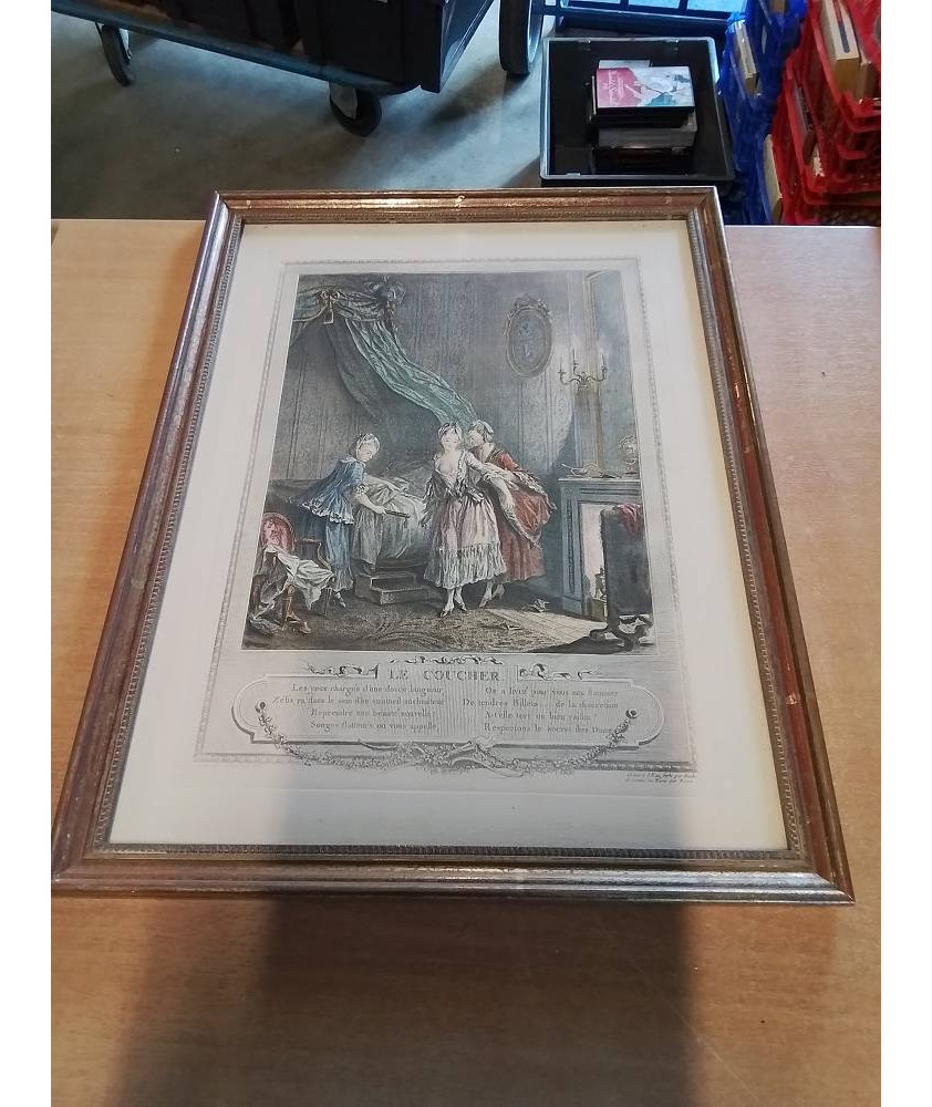 EAU FORTE LE COUCHER DUCLOS XIIIE