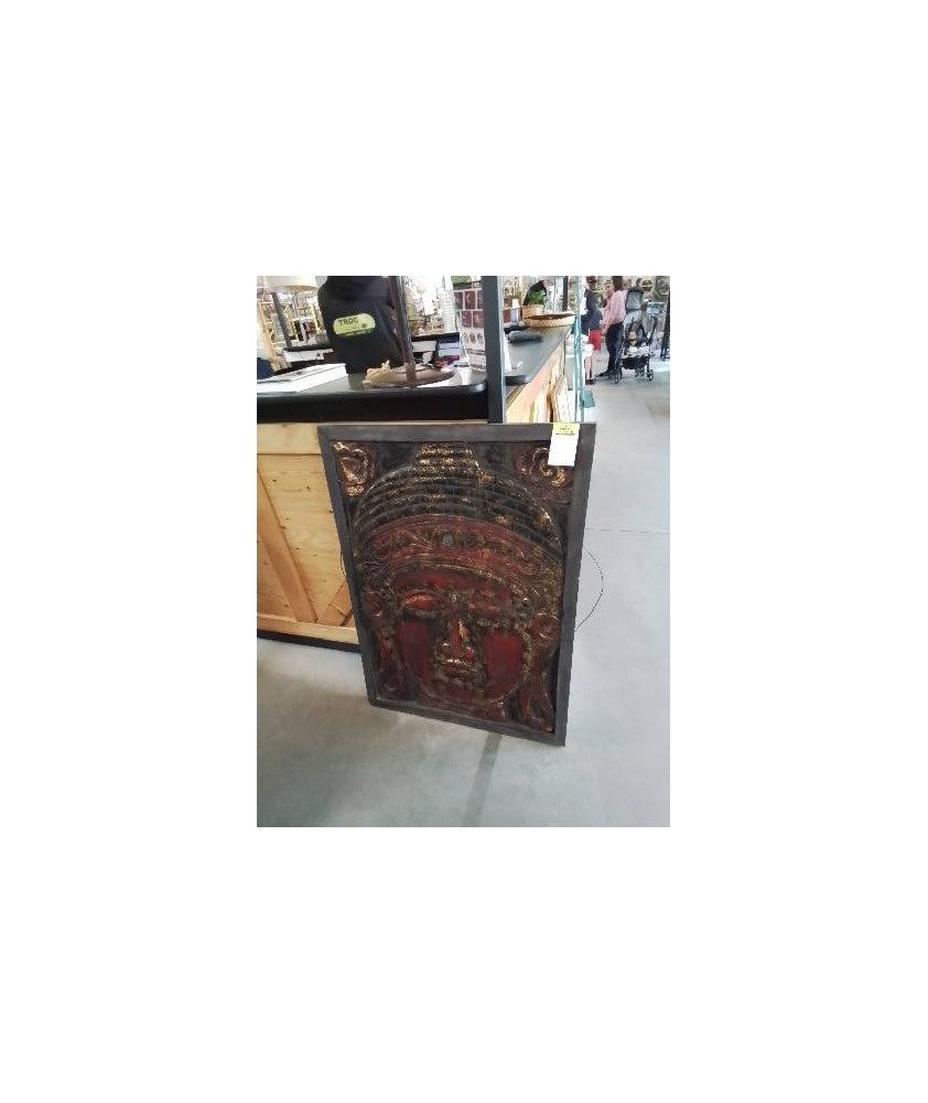 CADRE BOUDDHA BOIS 78X110