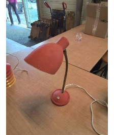 LAMPE FLEXIBLE MÉTAL ANNÉES 70 EN L\'ÉTAT