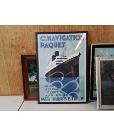 AFFICHE ENCADRÉ ’ PORT DE MARSEILLE ’