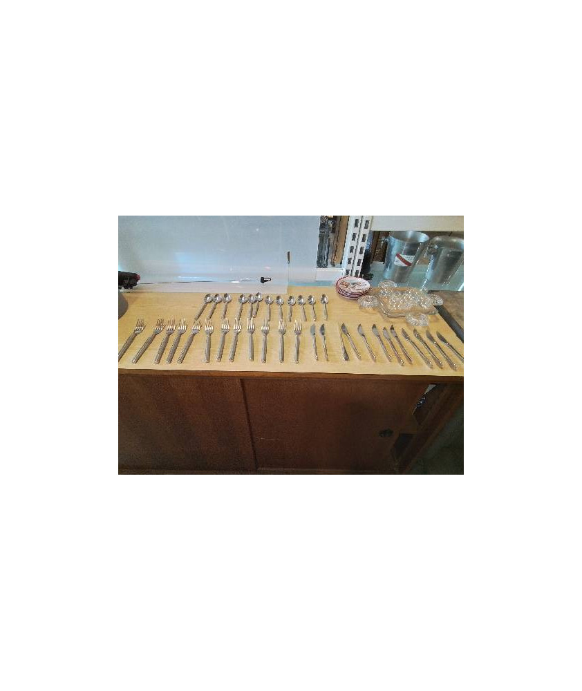 24  COUVERTS GUY DEGRENNE ACIER INOX