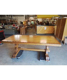 TABLE MONASTÈRE CHÊNE CLAIR  89X200X75