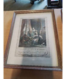 EAU FORTE LA TOILETTE VOYEZ L AINE XIIIE