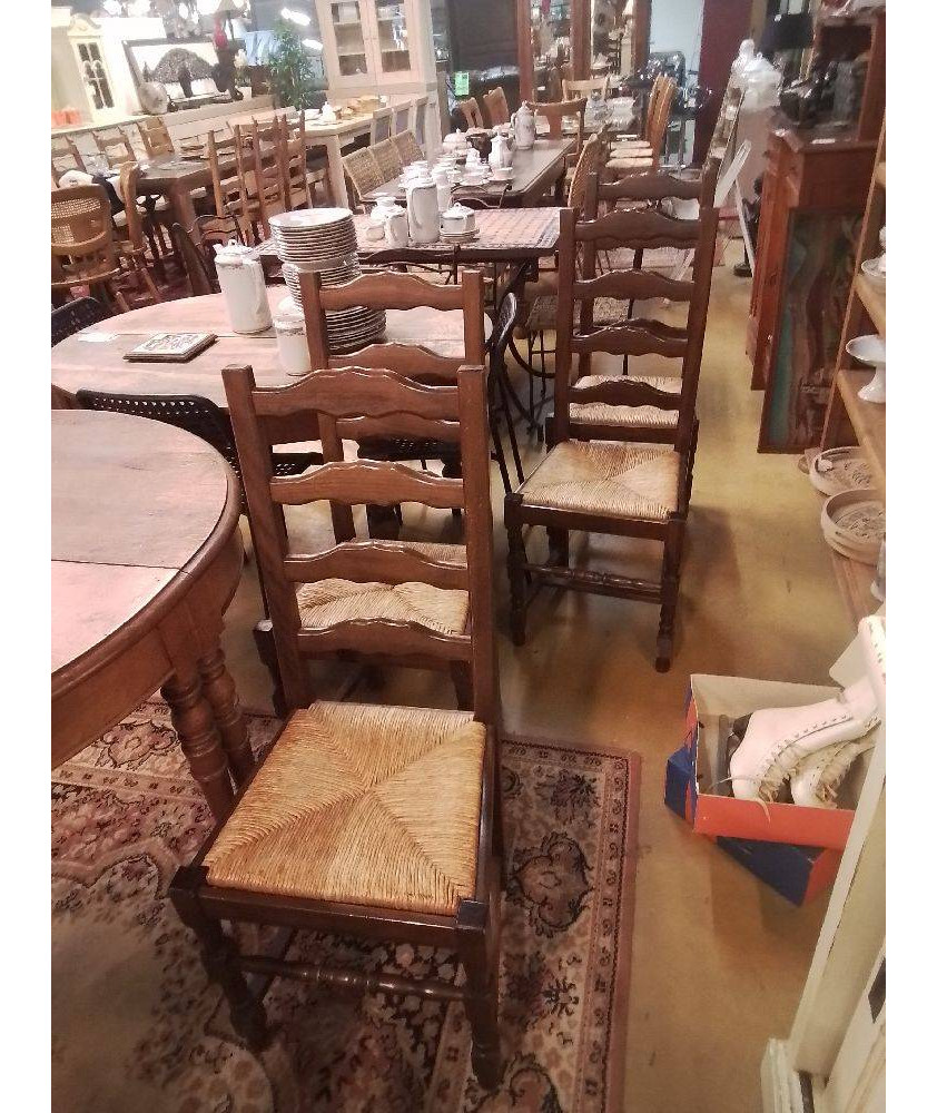 LOT DE 4 CHAISES 