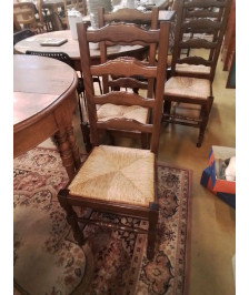 LOT DE 4 CHAISES 