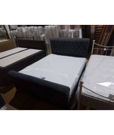 LIT CAPITONNÉ 160X200 +SOMMIER 