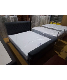 LIT CAPITONNÉ 160X200 +SOMMIER 