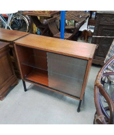 MEUBLE VITRÉ AVEC ÉTAGÈRE VITRE