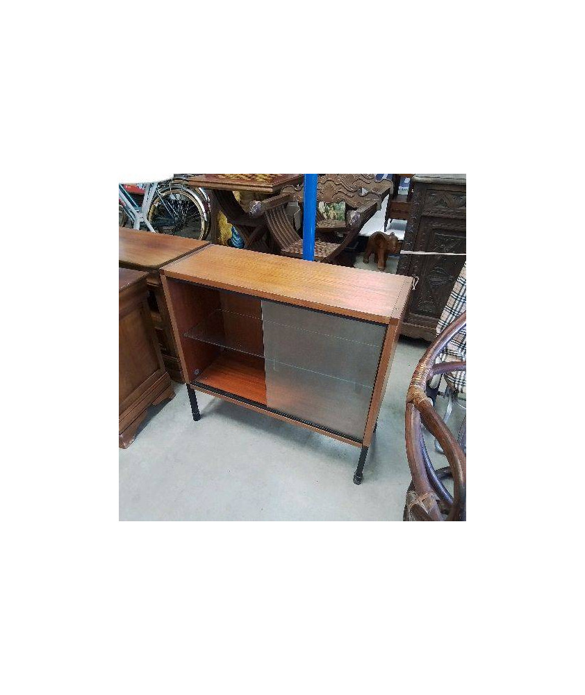 MEUBLE VITRÉ AVEC ÉTAGÈRE VITRE