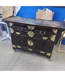 MEUBLE CHINOIS MARBRE ARDOISE 