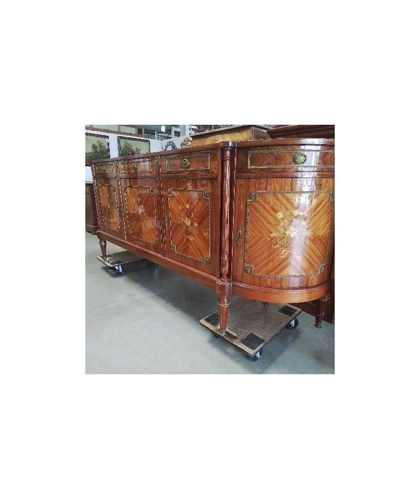 ENFILADE DE STYLE LOUIS XVI MARQUETTERIE 