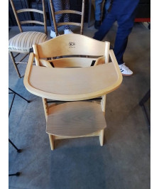 CHAISE HAUTE ENFANT BOIS CLAIR KINDERKRAT