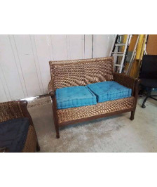 BANC DE TERASSE EN OSIER