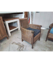 FAUTEUIL DE TERASSE EN OSIER