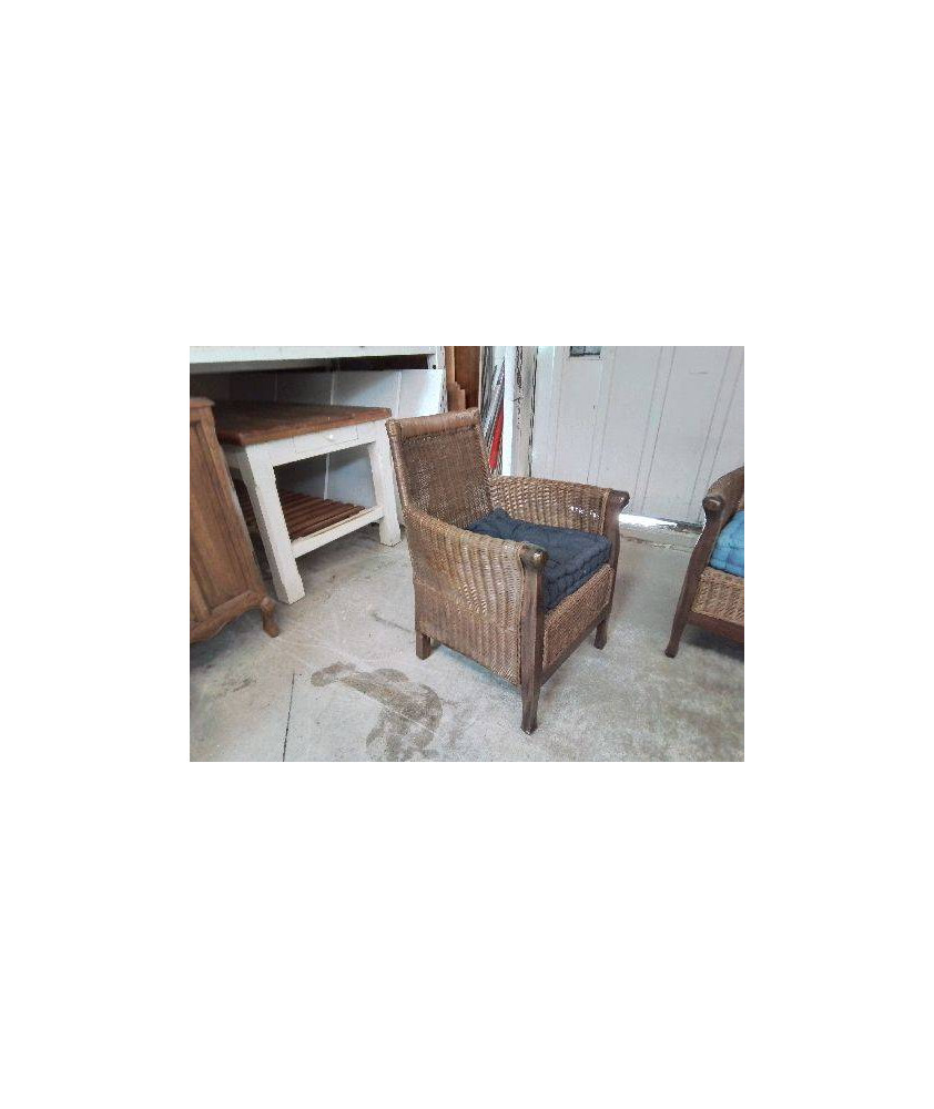 FAUTEUIL DE TERASSE EN OSIER