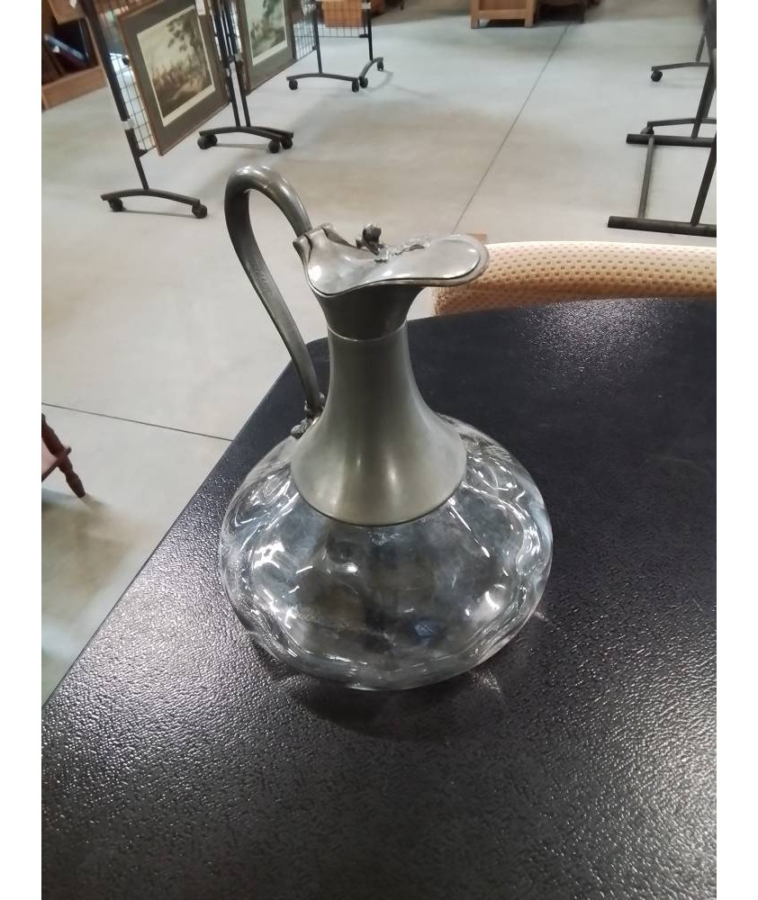 CARAFE VERRE ET ÉTAIN LA ROCHERE