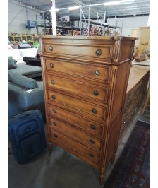 SEMAINIER BOIS CLAIR STYLE DIRECTOIRE 