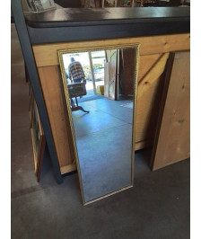 MIROIR RECTANGULAIRE BOIS DORÉ 